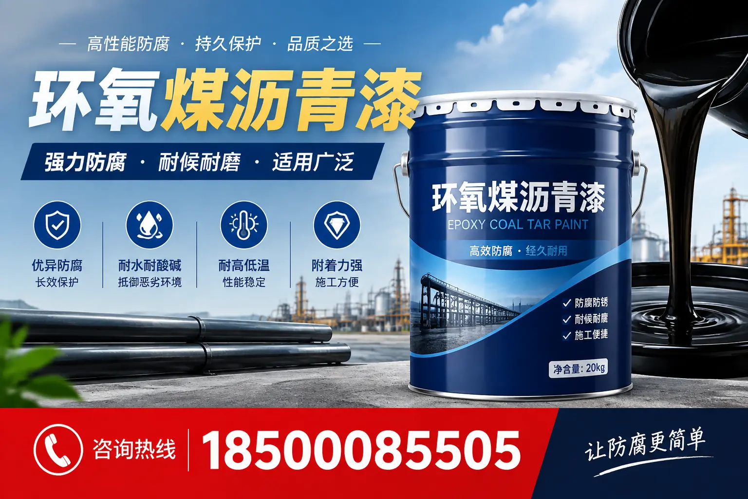 环氧煤沥青漆在不同气候条件下的表现分析,梧州适用性